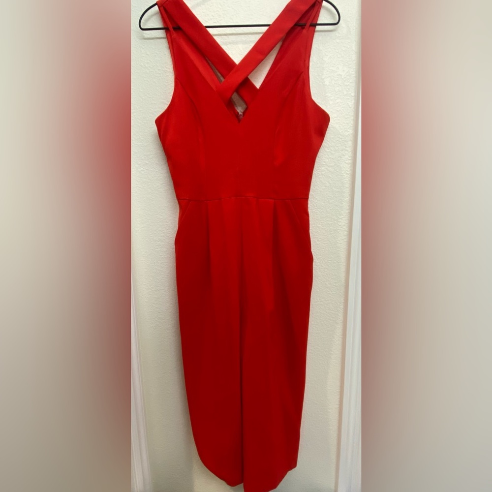 Adelyn Rae red jumpsuit, extra small